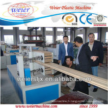 le plus professionnel plancher en bois wpc en plastique profil machine